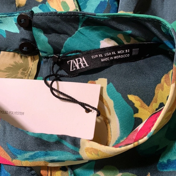 ZARA Floral Print‎ Dress - Picture 8 of 10